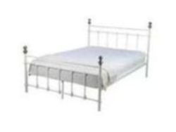Evelyn Kingsize Bed Frame - Ivory